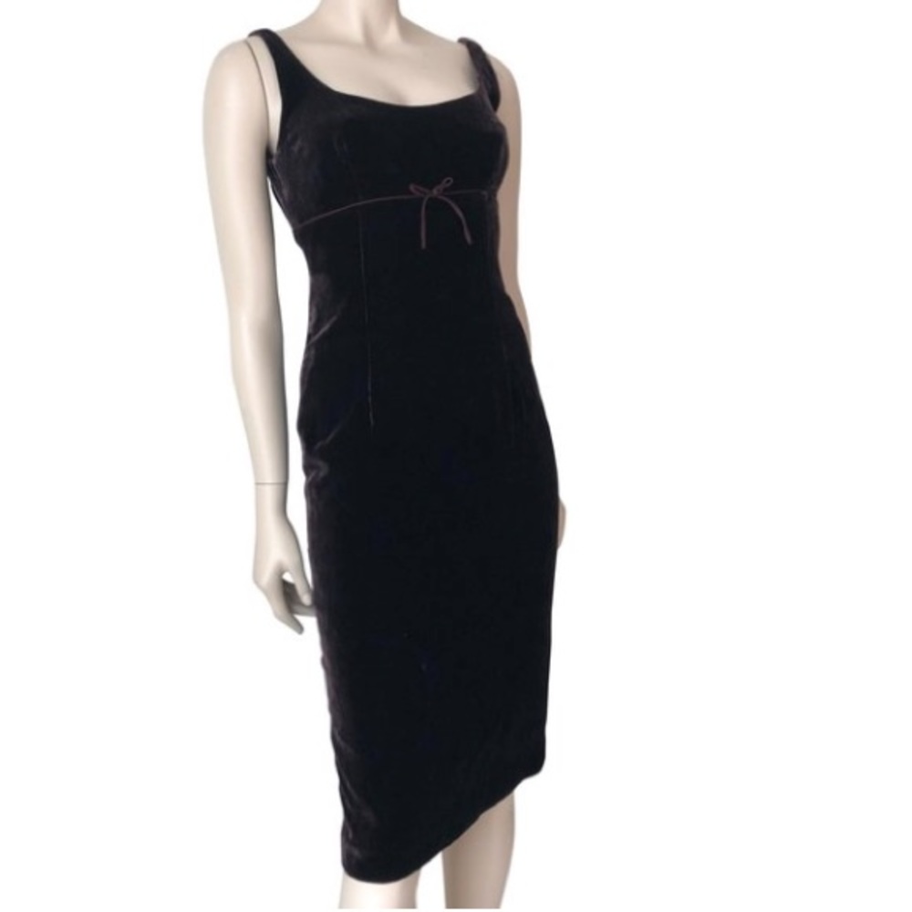 Nicolle Miller Lightweight Velvet Strap Dress